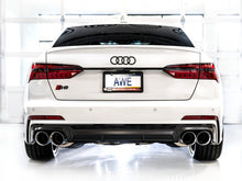 Load image into Gallery viewer, AWE Tuning 19-23 Audi C8 S6/S7 2.9T V6 AWD Touring Edition Exhaust - Chrome Silver Tips - 3015-42103