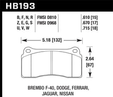Load image into Gallery viewer, Hawk 09-11 Nissan GT-R Performance Ceramic Street Rear Brake Pads - HB193Z.670
