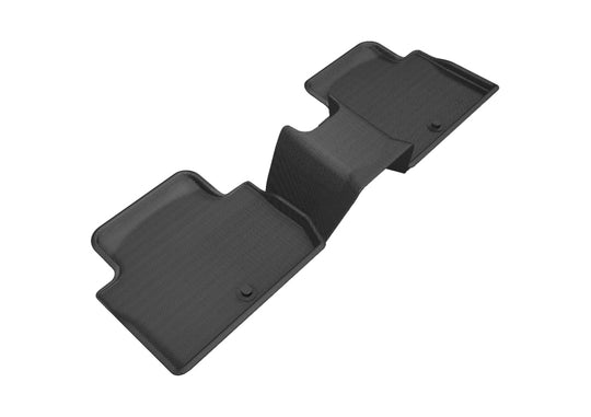 3D MAXpider 2018-2020 Kia Stinger Kagu 2nd Row Floormats - Black - L1KA04521509