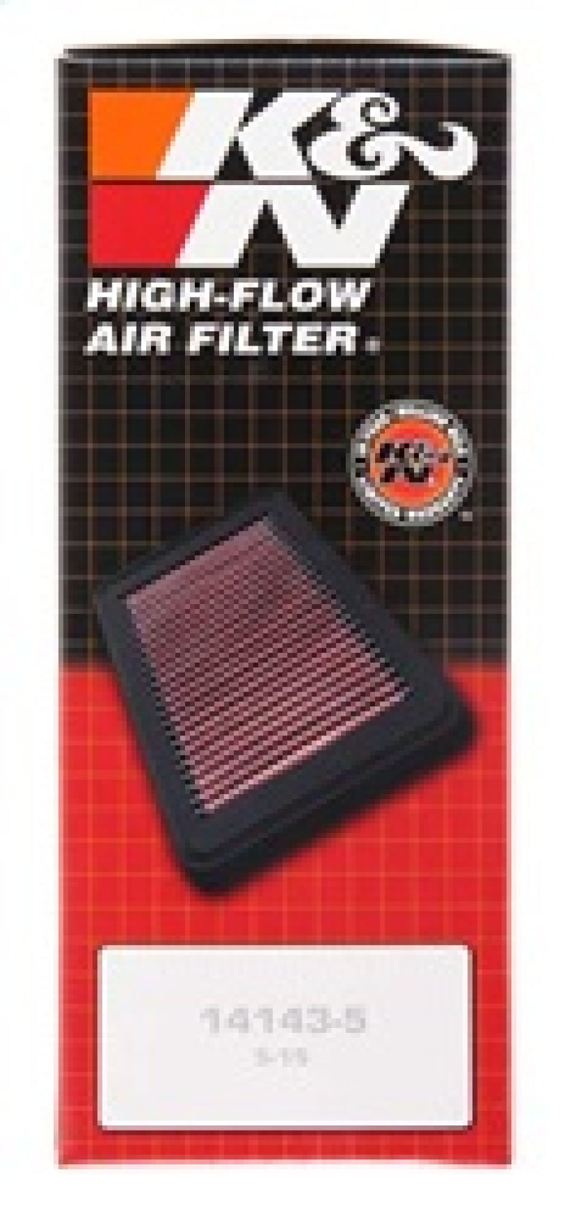 K&N Replacement Air Filter AIR FILTER, CHEV CAMARO 2.8L 1985-89, 5.0L 1985-92, 5.7L 1987-92 - 33-2008-1
