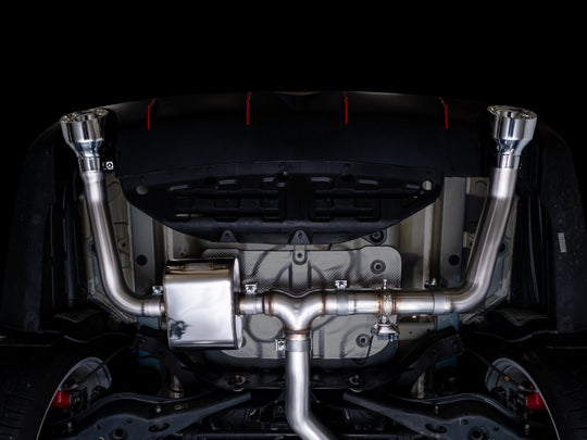 AWE Tuning 22-26 Hyundai Elantra N SwitchPath Cat-Back Exhaust - Chrome Silver Tips - 3025-32237