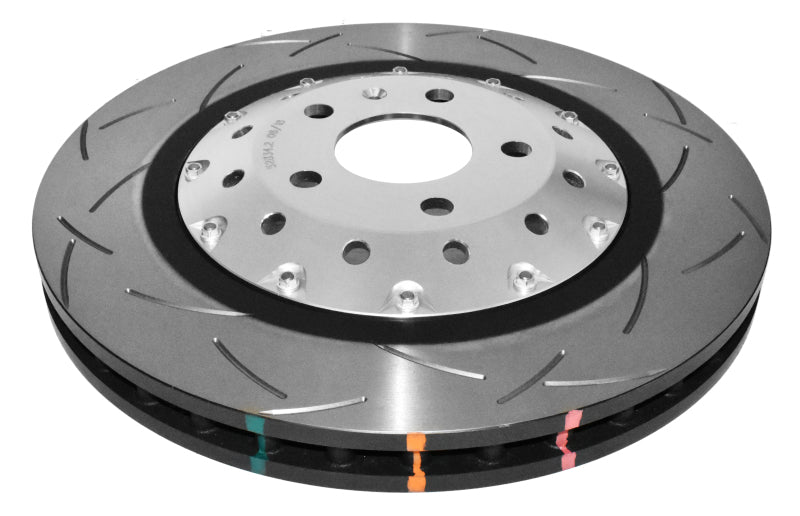 DBA 13-16 Audi RS5 (w/ Scalloped Edge Iron Rotors) Rear 5000 Series Slotted Rotor w/Silver Hat - DBA52835SLVS