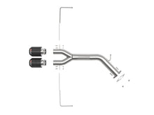 Load image into Gallery viewer, aFe Takeda 3in-2.5in 304 SS Axle-Back Exhaust w/ Carbon Tip 19-20 Hyundai Veloster I4-1.6L(t) - 49-37012-C
