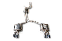 Load image into Gallery viewer, AWE Tuning Audi 8R SQ5 Touring Edition Exhaust - Quad Outlet Chrome Silver Tips - 3015-42052