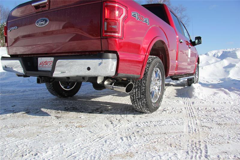 MBRP 2015 Ford F-150 2.7L / 3.5L EcoBoost 4in Cat Back Single Side T304 Exhaust System - S5259304
