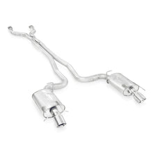 Load image into Gallery viewer, Stainless Works 2009-15 Cadillac CTS-V Sedan 3in Catback System X-Pipe Chambered Mufflers 4in Tips - CTSV9CBC