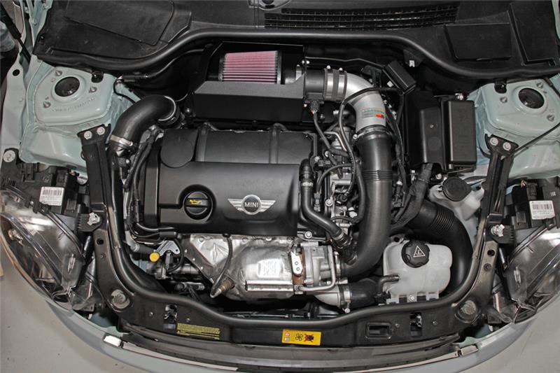 K&N 11-13 Mini Cooper S 1.6L Black Typhoon Performance Intake - 69-2023TS