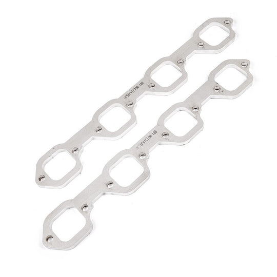 Stainless Works SBF Victor Senior Heads Square Port Header 304SS Exhaust Flanges 2in Primaries - HFSBFVICT200
