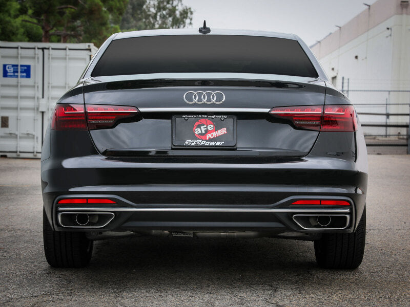 aFe 20-21 Audi A4 L4-2.0L (t) MACH Force-Xp 3in to 2-1/2in 304 SS Axle-Back Exhaust System - 49-36445