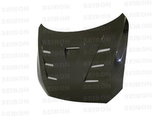 Load image into Gallery viewer, Seibon 08-12 Mitsubishi Evo X TS-style Carbon Fiber Hood - HD0809MITEVOX-TS