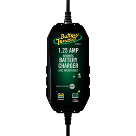 Battery Tender 6V/12V 1.25A Selectable Battery Charger - 022-0211-DL-WH