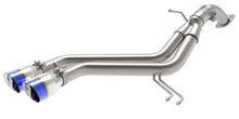 Load image into Gallery viewer, aFe Takeda 13-17 Hyundai Veloster L4-1.6L 2-1/2in 304 SS Axle-Back Exhaust w/ Blue Flame Tips - 49-37019-L