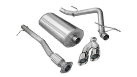 Corsa 2011-2013 Chevrolet Silverado Crew Cab/Short Bed 1500 6.2L V8 Polished Sport Cat-Back Exhaust - 14523