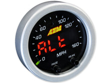 Load image into Gallery viewer, AEM X-Series 0-160 MPH Black Bezel w/ Black Face GPS Speedometer Gauge - 30-0313