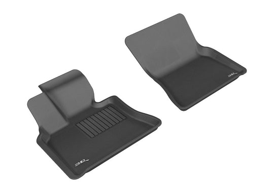 3D MAXpider 2007-2013 BMW X5/X6 E70/E71 Kagu 1st Row Floormat - Black - L1BM05111509