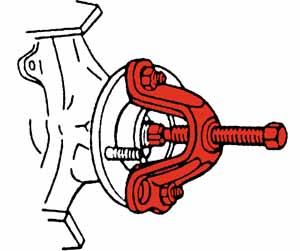 SPC Performance FRONT HUB & AXLE PULLER - 498