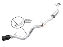 Load image into Gallery viewer, AWE Tuning 2021+ Ford Bronco 0FG Single Rear Exit Exhaust w/Diamond Black Tip &amp; Bash Guard - 3015-23789