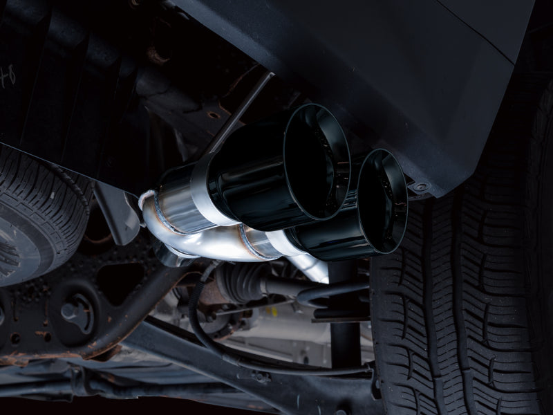 AWE Tuning 2021+ GMC Suburban/Yukon XL 5.3L 0FG Side Exit Catback Exhaust - Diamond Black Tips - 3015-33008