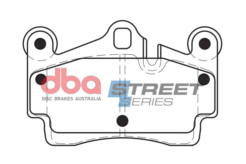 DBA 07-15 Audi Q7 Iron Disc Rear Street Series Brake Pads - DB1677SS