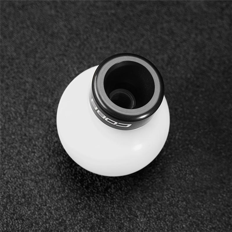 Cobb 07-13 Mazdaspeed3 & 06-07 Mazdaspeed6 Shift Knob - White Knob w/Stealth Black Base - 271350-W-BK