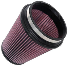 Load image into Gallery viewer, K&amp;N Universal Tapered Filter 6in Flange ID x 7.5in Base OD x 5in Top OD x 8in Height - RU-1020