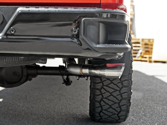 aFe Vulcan Series 3in 304SS Exhaust Cat-Back w/ Pol Tips 2019 GM Silverado / Sierra 1500 L4-2.7L (t) - 49-34109-P
