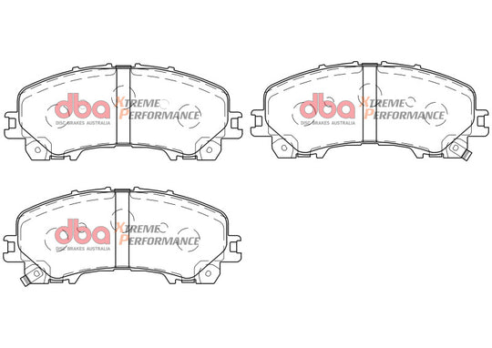 DBA 14-19 Infiniti Q50 (Base & Premium Incl Hybrid) XP Performance Front Brake Pads - DB2341XP