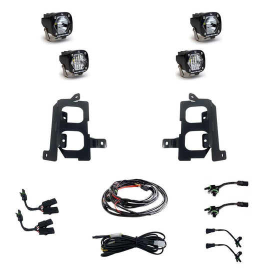Baja Designs GMC 2020-22 Sierra 2500HD/3500HD S1 Dual Fog Pocket Light Kit - 447855