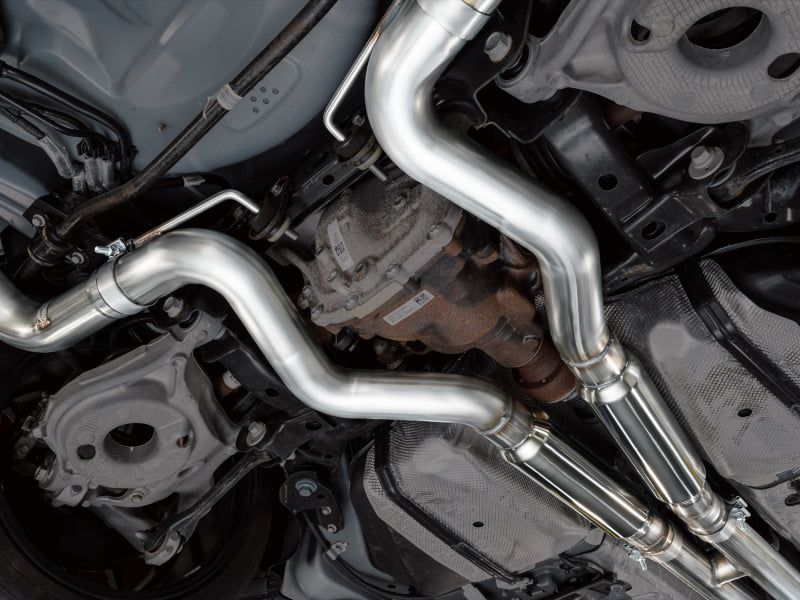 AWE Tuning 18-23 S550 Mustang GT SwitchPath Exhaust - Chrome Silver Tips - 3025-42550