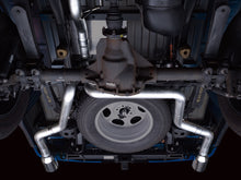 Load image into Gallery viewer, AWE Tuning 0FG 21+ Ford F150 Dual Split Rear Exhaust - 5in Chrome Silver Tips - 3015-32105