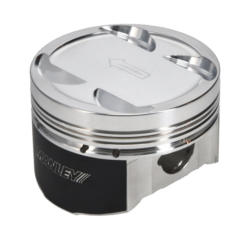 Manley Mitsubishi 4B11 86.5mm Bore +.5mm Oversize +2cc Dome Platinum Series Piston Set w/ Rings - 614105C-4
