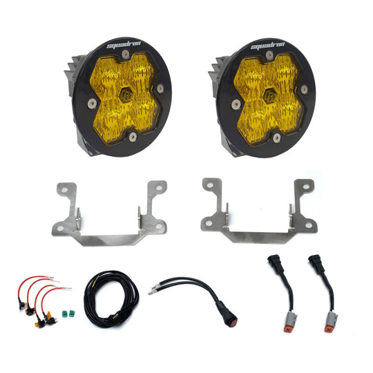 Baja Designs 19-25 Ram 2500/3500 Squadron Sport 2.0 Fog Pocket Kit (Wide Cornering) - Baja Amber - 440038