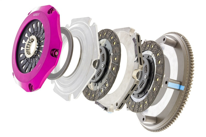 Exedy 96-06 Mitsubishi Evo 4-9 4G63T 2.0L Twin-Organic Stage 5 Clutch Kit (RACING USE ONLY) - MM022SDF