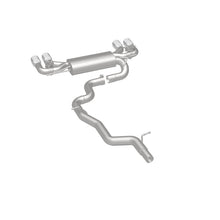 Load image into Gallery viewer, MagnaFlow Sys C/B 2015-2017 Volkswagen Golf R 3in Polished SS Quad Tip Split Rear Exit - 19165