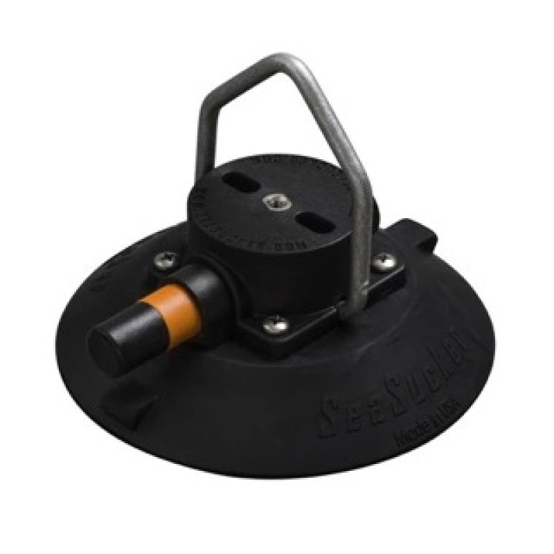 SeaSucker 6in. SeaSucker w/Pointed Stainless Steel D-Ring - Black - VM1016B-6