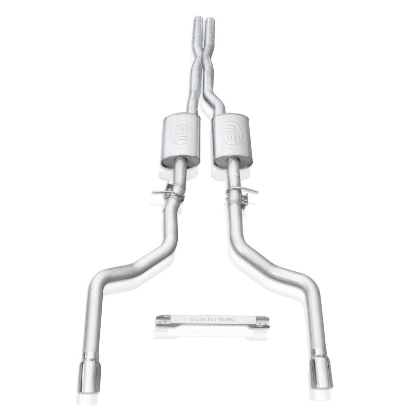 Stainless Works Dodge Charger 2015-18 6.2L / 6.4L Hemi Factory Exhaust - CHAR16CB