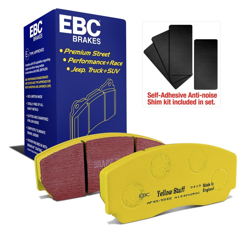 EBC 90-00 Aston Martin Vantage 5.3 (Twin Supercharged)(AP) Yellowstuff Front Brake Pads - DP4002R