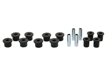 Load image into Gallery viewer, Whiteline 89-95 Toyota Pickup / 01-04 Toyota Tacoma Rear Leaf Spring Shackle Bushing Kit - W73470