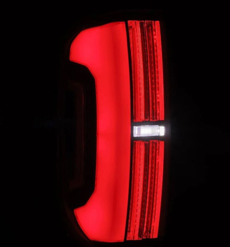 AlphaRex 14-21 Toyota Tundra Nova-Series LED Tail Lights - Black Red - 672052
