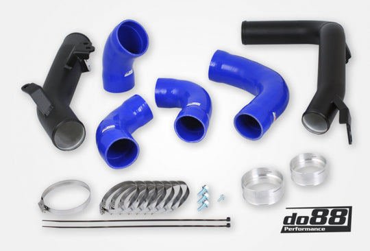 do88 Volvo S60 V60 XC60 V90 S90 XC90 SPA Pressure Pipes T8 Petrol do88 Intercooler Blue Hoses - TR-260-PT8-DO88-B