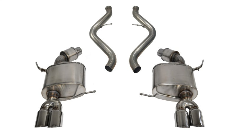 Corsa 2008-2012 BMW M3 E90 Polished Sport Cat-Back Exhaust - 14569