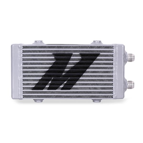 Mishimoto Universal Small Bar and Plate Dual Pass Silver Oil Cooler - MMOC-DP-SSL