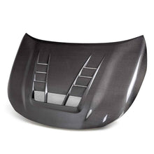 Load image into Gallery viewer, Seibon 23-25 Toyota Corolla GR TV-Style Double-Sided Carbon Fiber Hood - HD23TYGRCOR-TV-DS