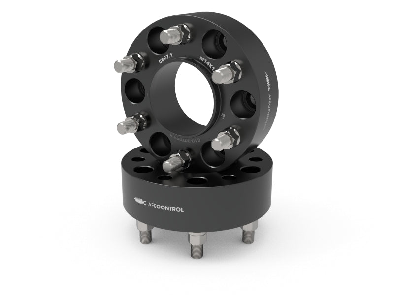 aFe CONTROL Wheel Spacers Ford F-150 21-25 6x135mm CB 87.1mm 2 IN Thickness - 610-30T002-B