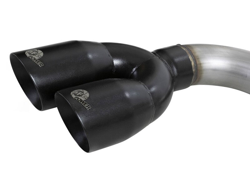 aFe Rebel XD Series 3in 304SS DPF-Back 20-21 GM Trucks L6-3.0L (td) LM2 - Dual Black Tip - 49-34129-B