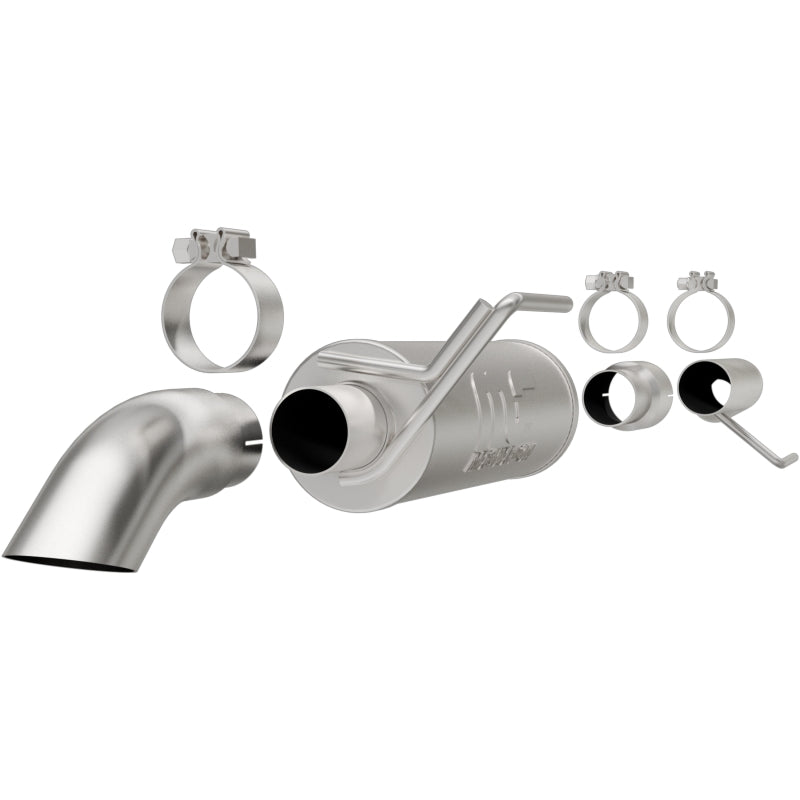 MagnaFlow Cat-Back, SS, 2.5/3in, Turn Down In Front Rear Tire 2015 Ford F150 5.0L V8 Ext Cab - 19083