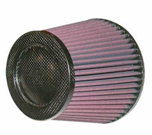 Load image into Gallery viewer, K&amp;N Cone Filter 5in ID 6.5in base 4.5in top 5.625in height carbon fiber look - RP-5113