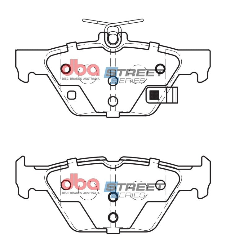 DBA 16-19 Subaru WRX Street Series Rear Brake Pads - DB2398SS