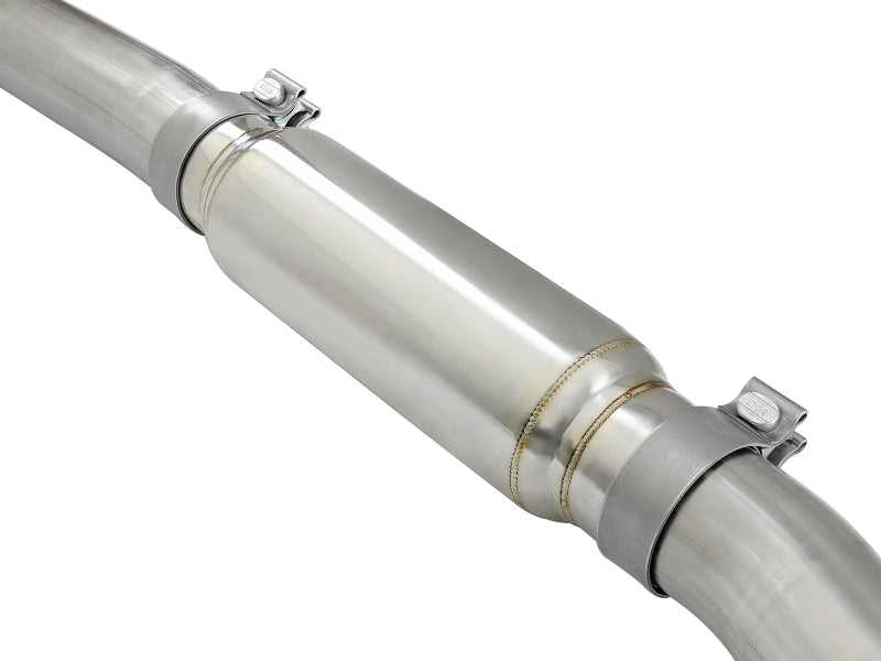 aFe Takeda 3in 304 SS Cat-Back Exhaust System w/ Carbon Fiber Tips 16-18 Ford Focus RS I4-2.3L (t) - 49-33103-C
