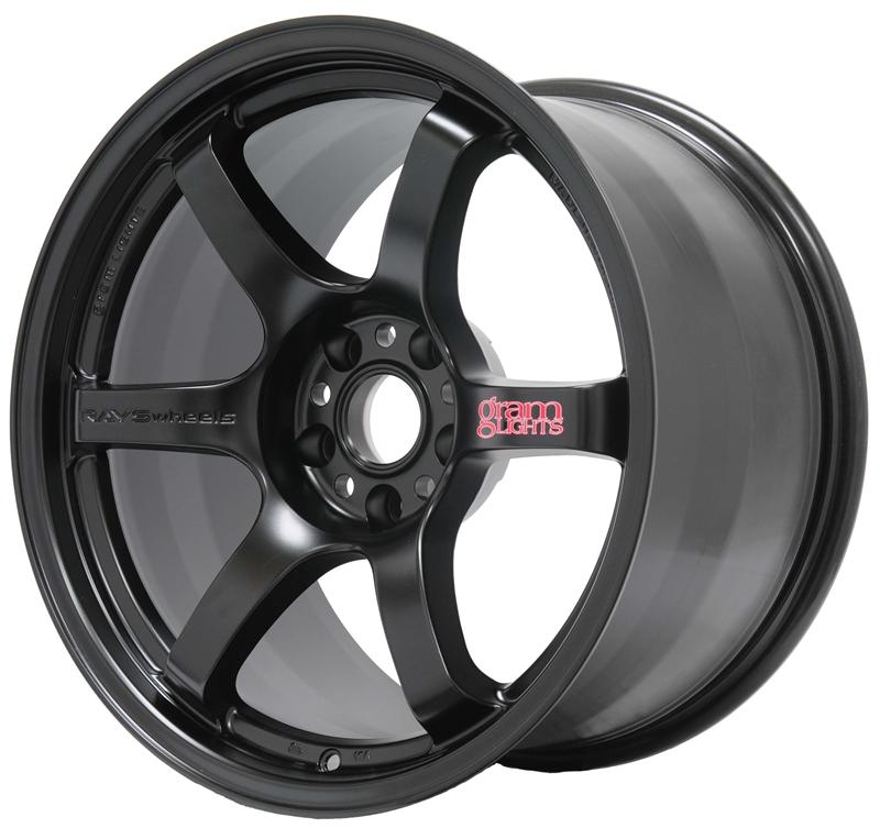 Gram Lights 57DR 17x9.0 +38 5x100 Semi Gloss Black Wheel - WGIQ38DH